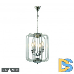 Подвесная люстра iLamp Mono P2481-4 Chrome