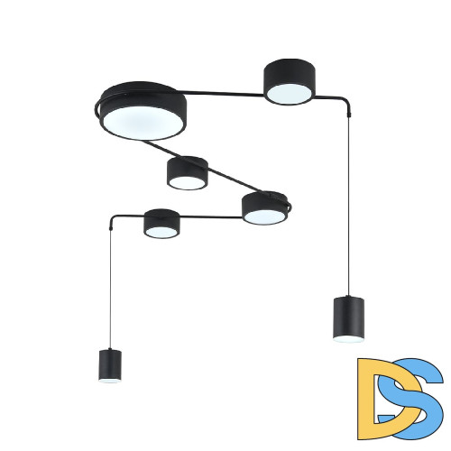 Потолочный светильник Indigo Modulo 14028/7С Black V000160L