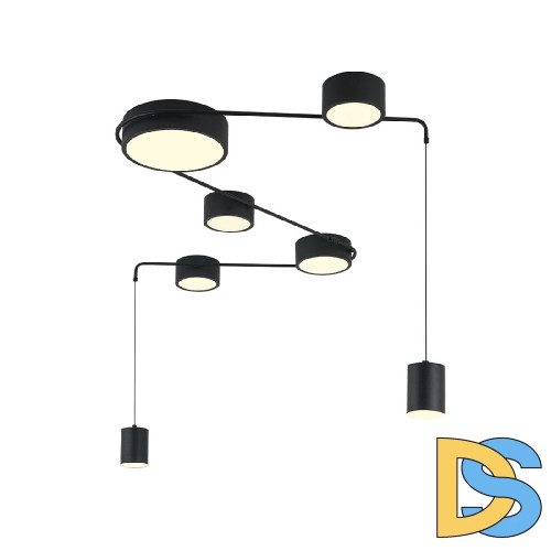 Потолочный светильник Indigo Modulo 14028/7С Black V000160L