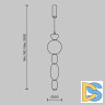 Подвесной светильник Maytoni Adore MOD297PL-L17BS3K