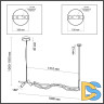 Подвесная люстра Odeon Light Corda 4397/40L