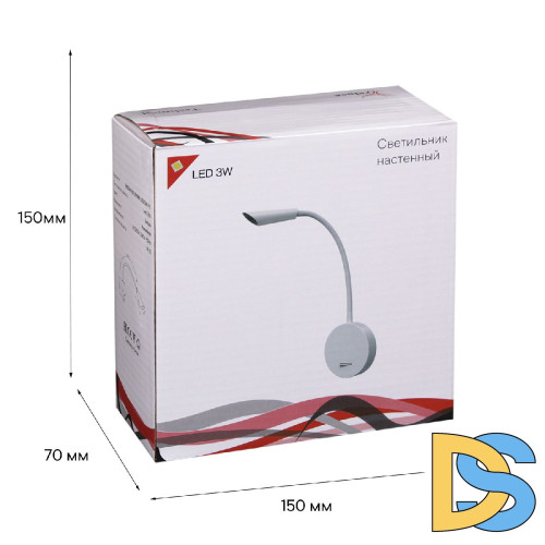 Гибкое бра Reluce 86204-9.2-001MN LED5W WT