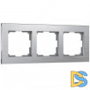 Рамка на 3 поста (алюминий) W0031706