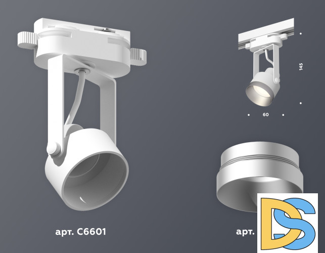 Трековый однофазный светильник Ambrella Light Track System XT6601043 (C6601, N6133)