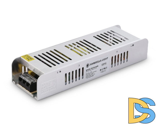 Блок питания с EMC для светодиодной ленты Ambrella Light Illumination 250Вт DC12В 20,8A IP20 GS8655
