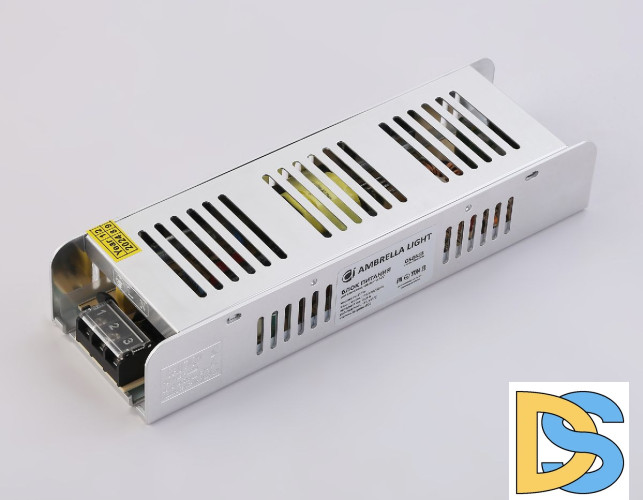 Блок питания с EMC для светодиодной ленты Ambrella Light Illumination 250Вт DC12В 20,8A IP20 GS8655