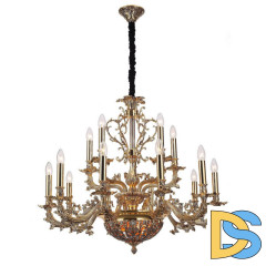 Подвесная люстра Lucia Tucci Firenze 1780.15.3 Antique Gold