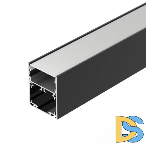 Алюминиевый профиль Arlight SL-LINE-4050-3L-2000 ANOD BLACK 044670