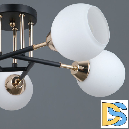 Потолочная люстра Illumico IL0689-5CSQ-24 BK FGD LIBRA