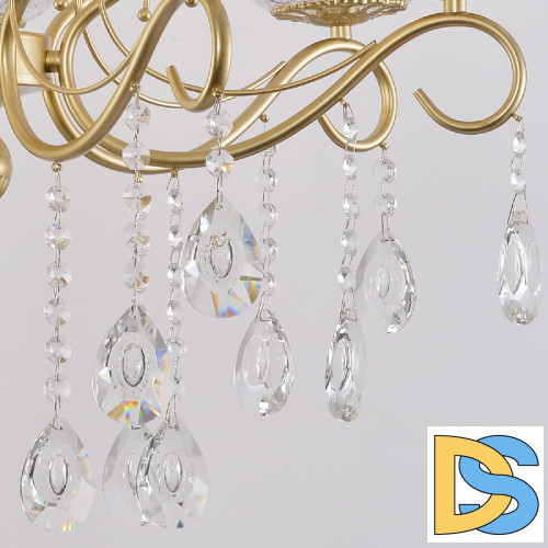 Подвесная люстра Reluce 04201-0.4-07 GOLD