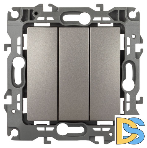 Выключатель трехклавишный Эра 12-1107-16 Б0065703