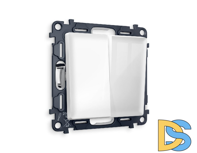 Комплект механизма 2-кл проходного выключателя Ambrella Volt Alfa MA103020