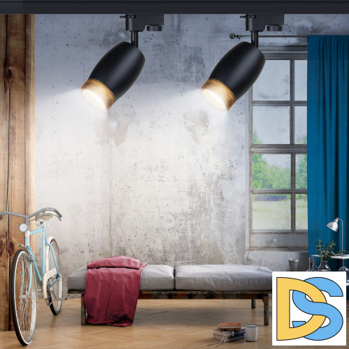 Трековый светильник Эра TR51 - GU10 BK Б0054164