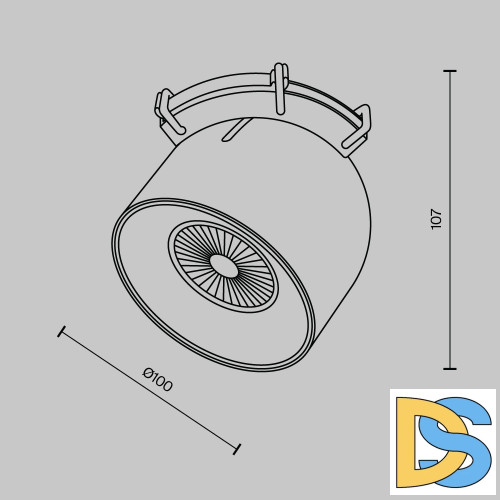 Трековый светильник Maytoni Cup TR124B-12W3K-M-B
