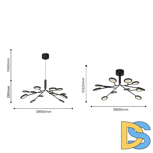 Подвесная люстра F-Promo Mugs 4252-12P