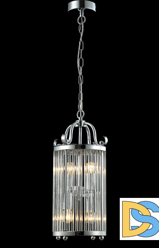 Подвесной светильник Crystal Lux Tadeo TADEO SP4 D200 CHROME/TRANSPARENTE