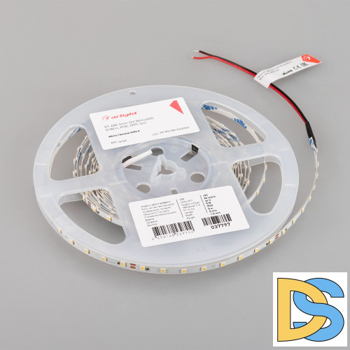 Светодиодная лента Arlight RT-A80-5mm 24V White6000 (5 W/m, IP20, 2835, 5m) 037797