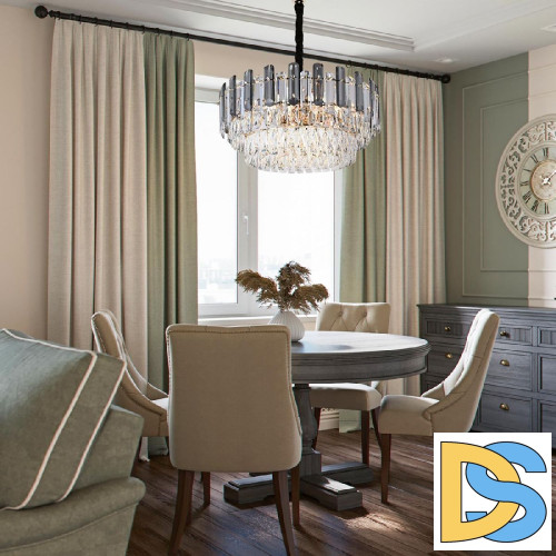 Подвесная люстра Modelux ML.9006.12 GD-SM