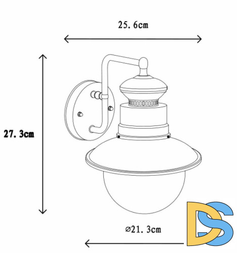 Уличный настенный светильник Lucide Figo 11811/01/30