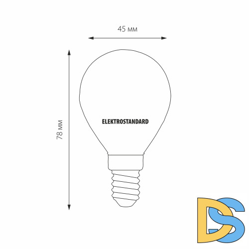 Светодиодная лампа Elektrostandard Mini Classic LED 7W 3300K E14 матовое стекло 4690389041525