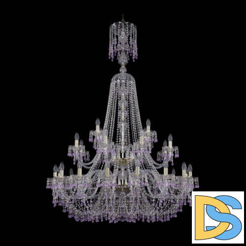 Подвесная люстра Bohemia Ivele Crystal 1410/16+8+4/400/XL-162/2d G V7010