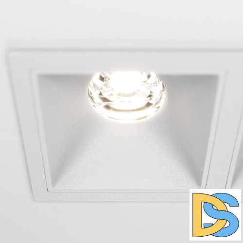 Встраиваемый светильник Maytoni Technical Alfa LED DL043-02-10W4K-SQ-W