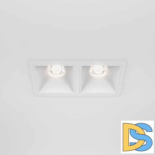 Встраиваемый светильник Maytoni Technical Alfa LED DL043-02-10W4K-SQ-W
