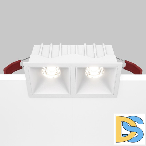 Встраиваемый светильник Maytoni Technical Alfa LED DL043-02-10W4K-SQ-W