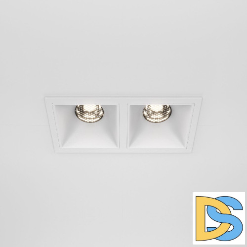 Встраиваемый светильник Maytoni Technical Alfa LED DL043-02-10W4K-SQ-W