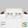 Встраиваемый светильник Maytoni Technical Alfa LED DL043-02-10W4K-SQ-W