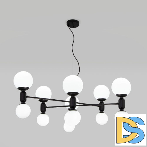 Подвесная люстра Eurosvet Bubble 30182 черный a063215