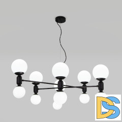Подвесная люстра Eurosvet Bubble 30182 черный a063215