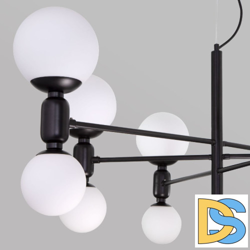 Подвесная люстра Eurosvet Bubble 30182 черный a063215