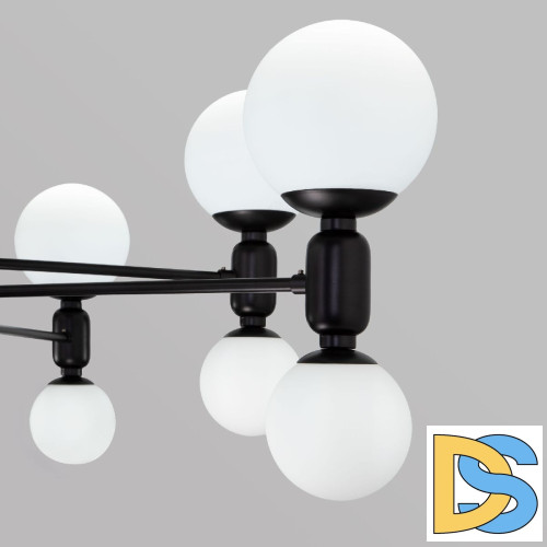 Подвесная люстра Eurosvet Bubble 30182 черный a063215