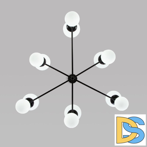 Подвесная люстра Eurosvet Bubble 30182 черный a063215