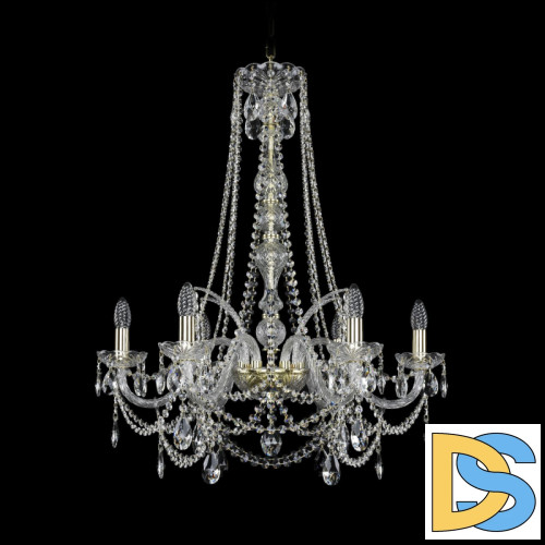 Подвесная люстра Bohemia Ivele Crystal 1411/6/240/h-83 G