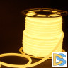Светодиодный гибкий неон Elektrostandard 220V 9,6W 144Led 2835 IP67 круглый теплый белый, 50 м 4690389167485