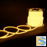 Светодиодный гибкий неон Elektrostandard 220V 9,6W 144Led 2835 IP67 круглый теплый белый, 50 м 4690389167485