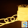 Светодиодный гибкий неон Elektrostandard 220V 9,6W 144Led 2835 IP67 круглый теплый белый, 50 м 4690389167485