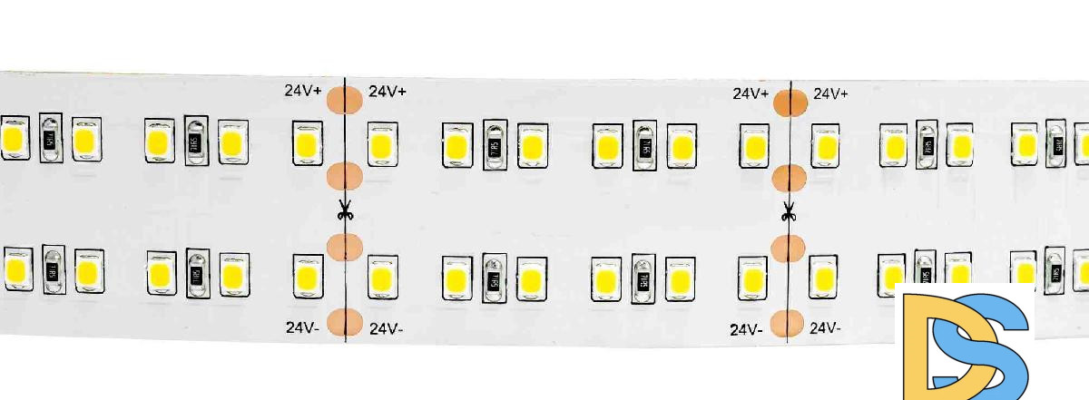 Светодиодная лента Apeyron 24В ПРО 42Вт/м smd2835 240д/м IP20 4200Лм/м 5м 6500К 00-307