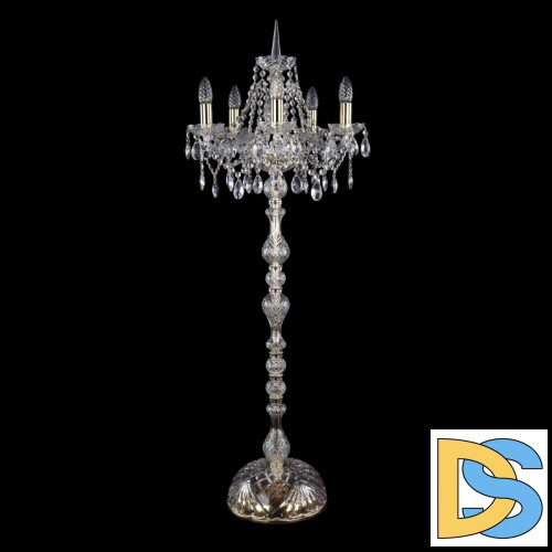 Торшер Bohemia Ivele Crystal 1413T1/5/141-120 G