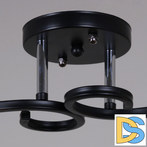 Потолочный светильник Reluce 06089-0.3-02 BK+CR