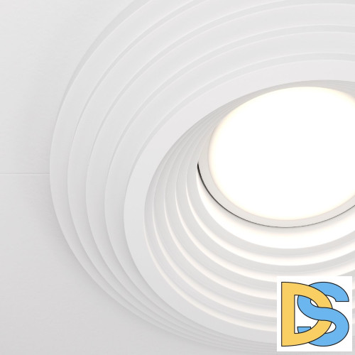 Встраиваемый светильник Maytoni Gyps Modern DL004-1-01-W-1