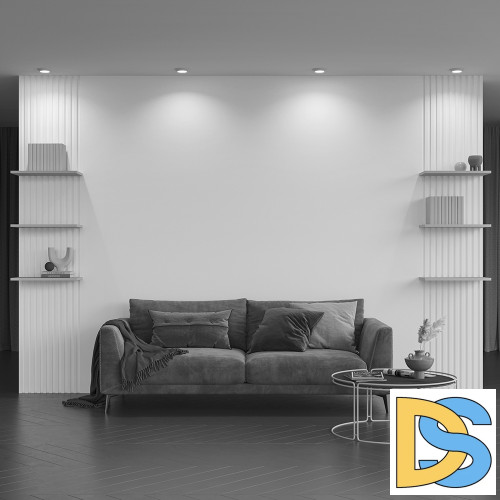 Встраиваемый светильник Maytoni Gyps Modern DL004-1-01-W-1