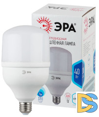 Лампа светодиодная Эра E27 40W 4000K LED POWER T120-40W-4000-E27 Б0027005