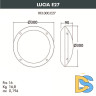 Уличный настенный светильник Fumagalli Lucia 1R3.000.000.AYE27GN1
