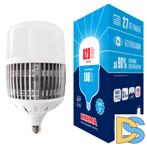 Лампа светодиодная Volpe Norma LED-M80-100W/4000K/E27/FR/NR UL-00006797
