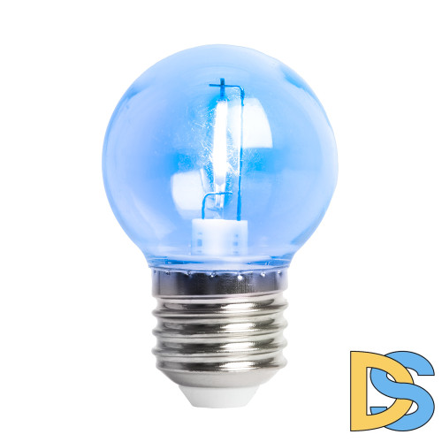 Лампа светодиодная Feron LB-383 E27 2W синий 48934