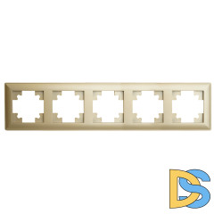 Рамка пятиместная Stekker PFR00-7005-08 Катрин 49610
