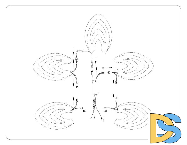 Потолочная люстра Ambrella Light Acrylica Original FA4546